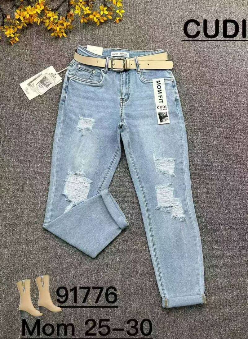 Spodnie damskie jeans Roz 25-30, 1 Kolor .Paczka 10 szt